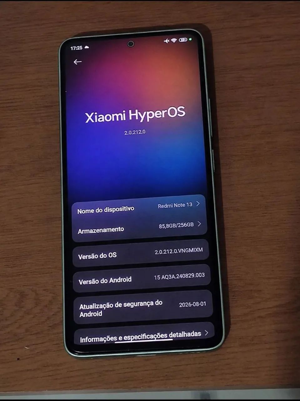 Xiaomi Redmi Note 13 256GB / 8GB RAM - Completo com Caixa e Carregador