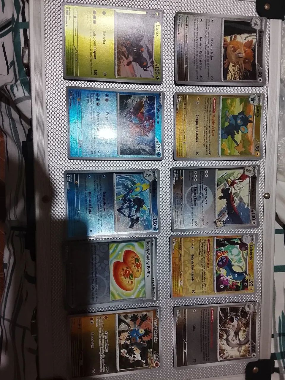 Set Cartas Pokémon Originais Holo Incomuns  - Foto 2