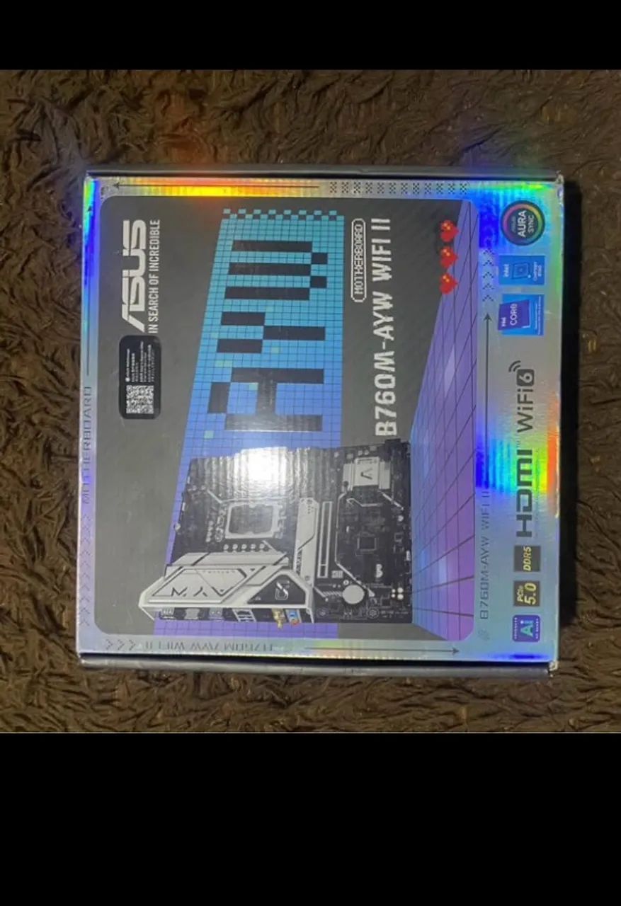 Placa mãe zerada na caixa completa 