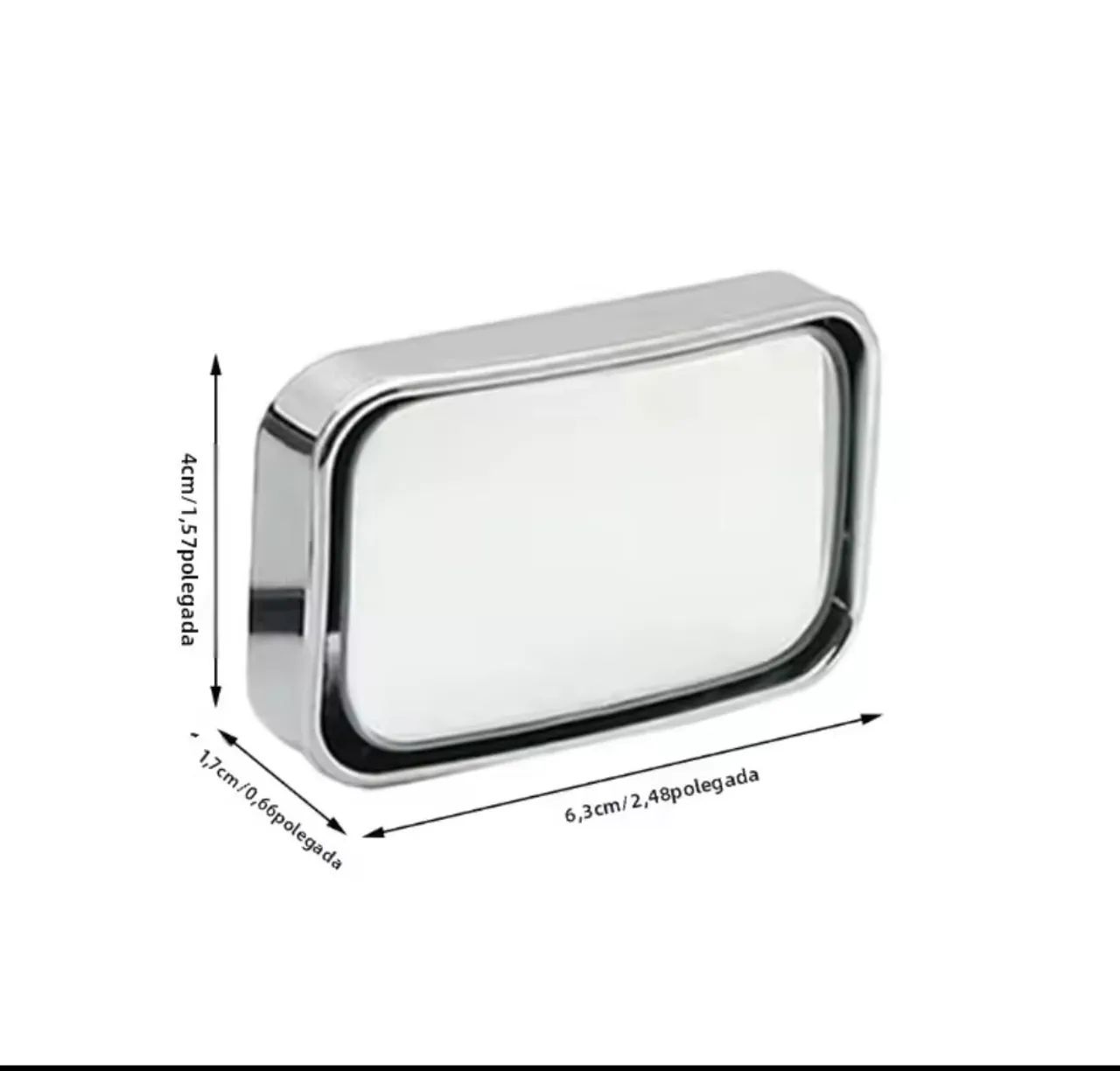 Espelho retrovisor para passageiro 2 peças  - Foto 4