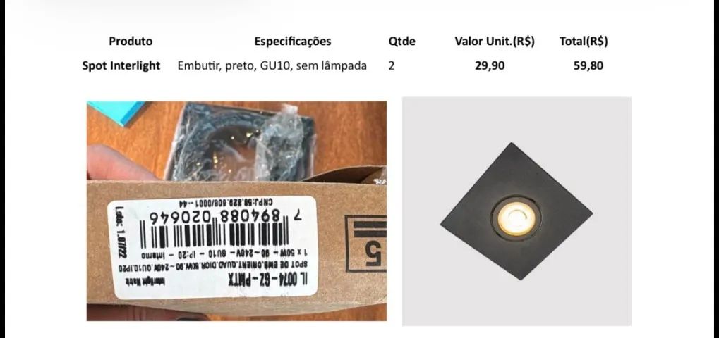 Spot Iluminação