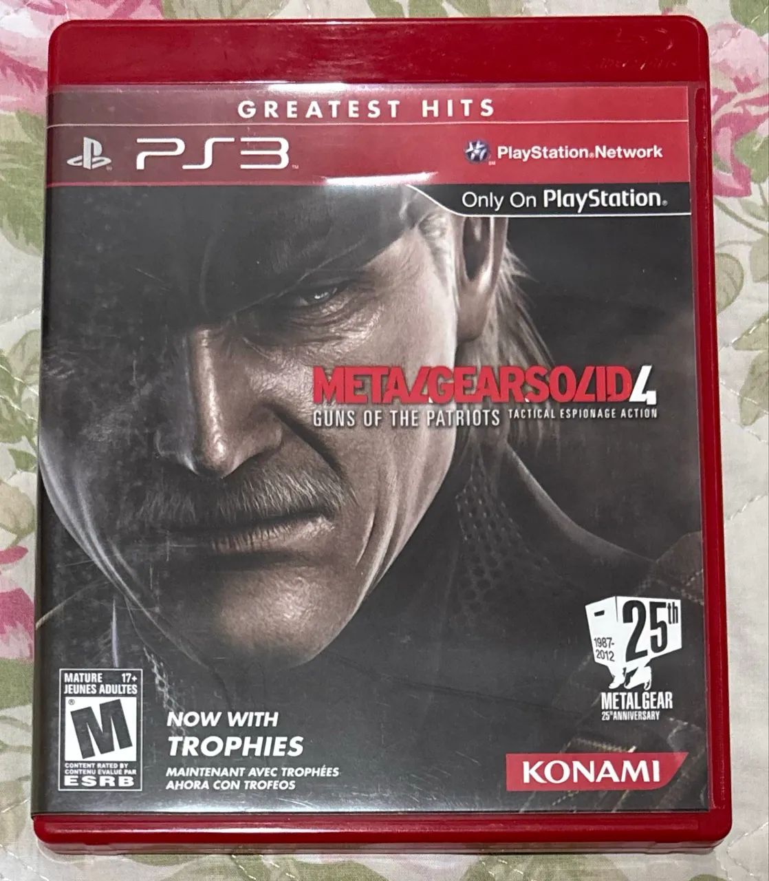 Metal gear Solid 4 - PS3 - Jogado muito pouco 
