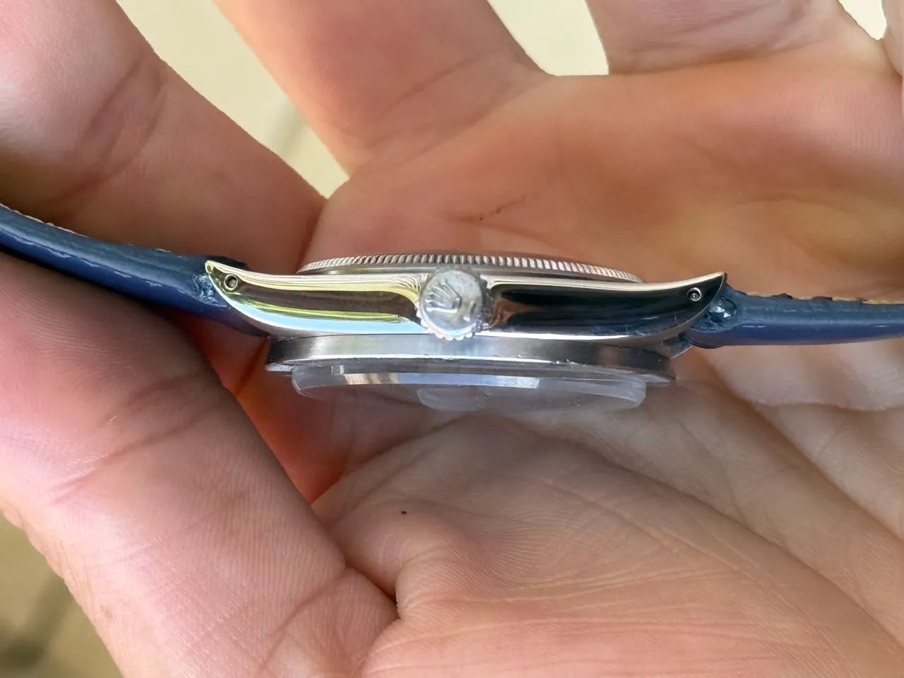 Rolex Oyster Perpetual Date Azul - Foto 3
