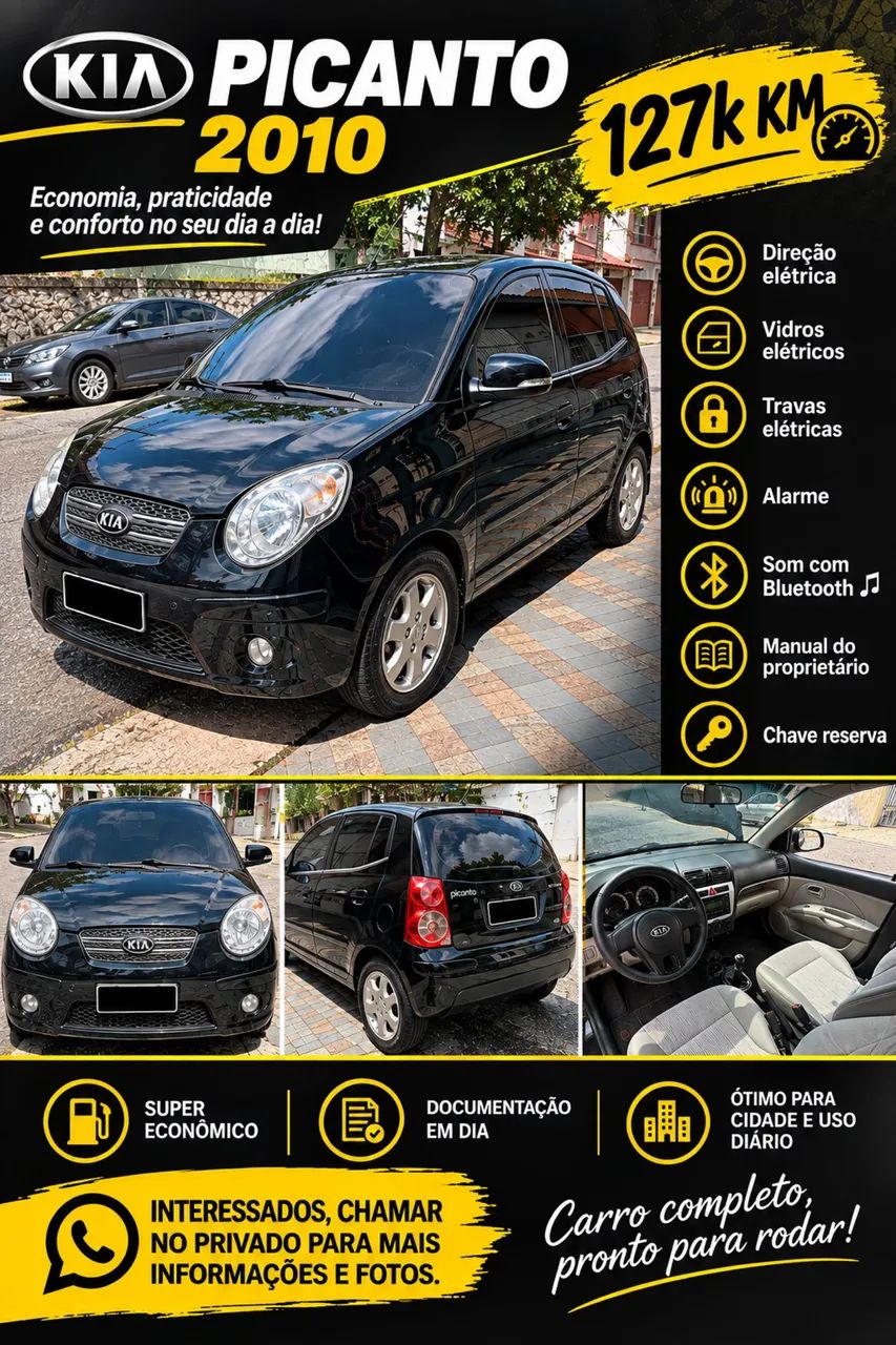 KIA Picanto EX 1.1/1.0/ 1.0 FLEX MEC. 2010