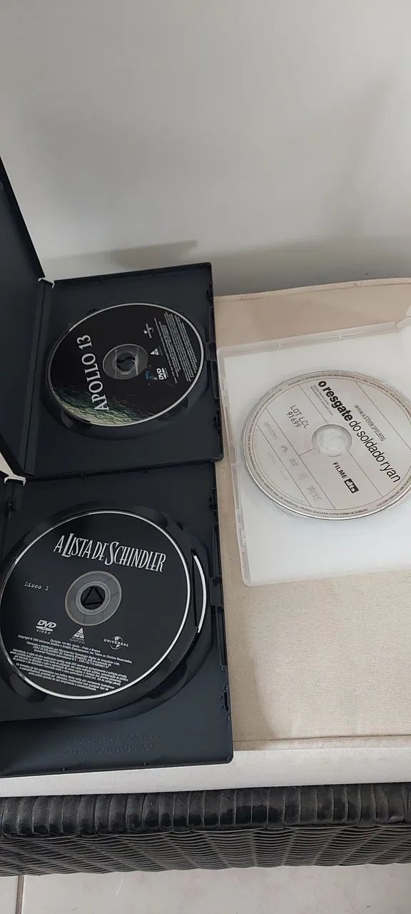 KIT DVD Clássicos - Soldado Ryan / Apollo 13 / Schindler - Foto 3