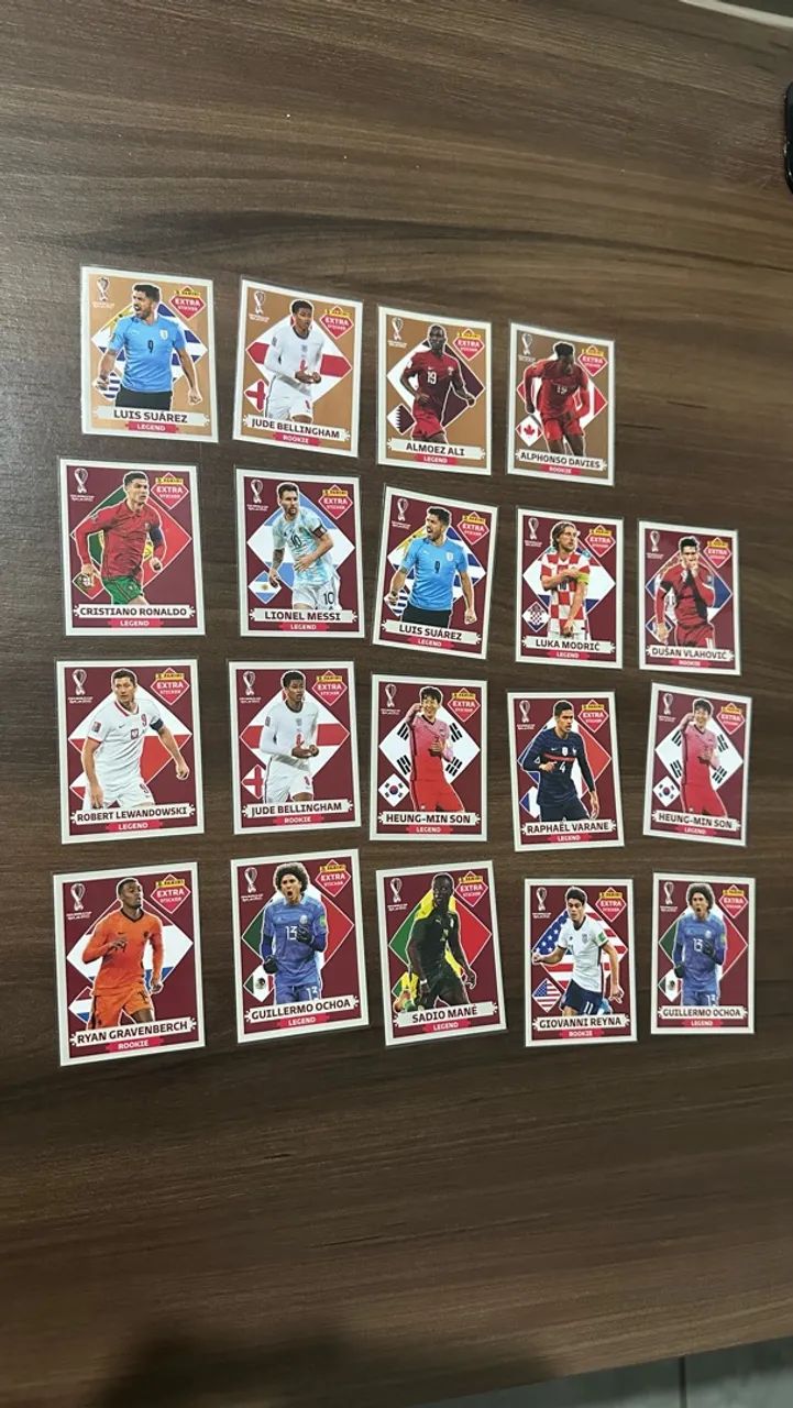 Figurinhas Extras Legends 2026 e 2022 - Foto 2