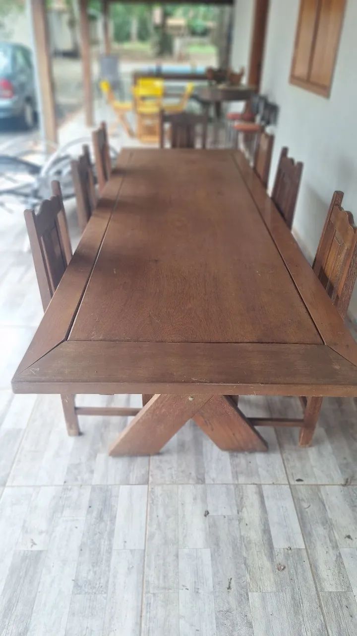 Mesa madeira maciça  - Foto 5