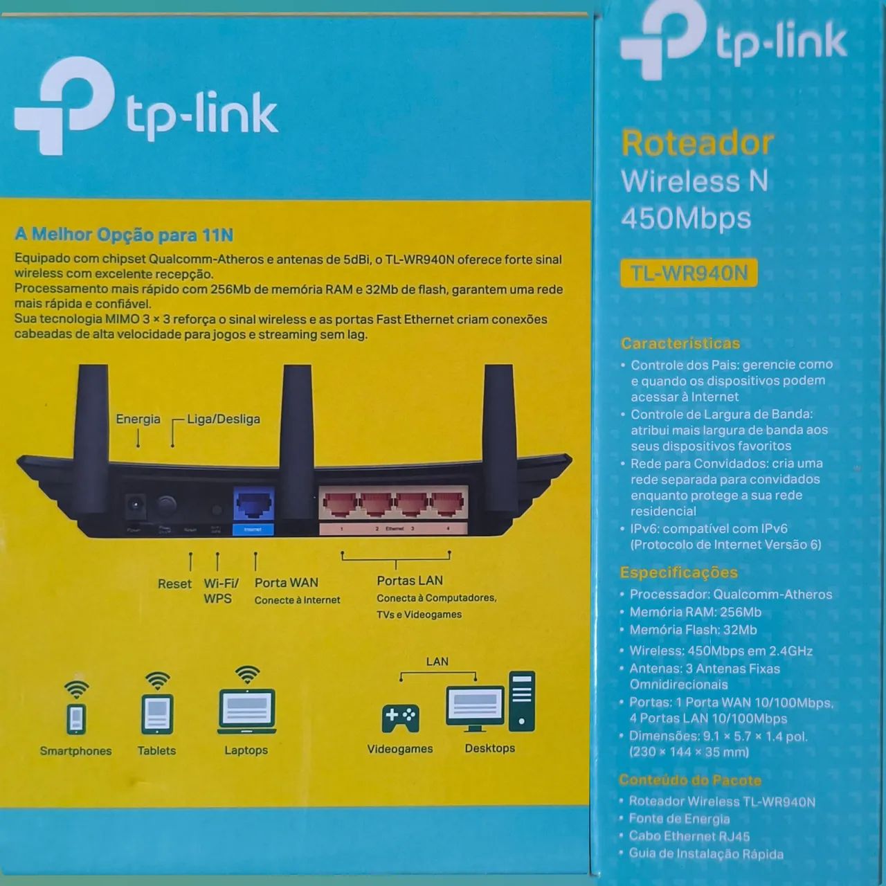 Roteador Tp link WR940N usado - Foto 4