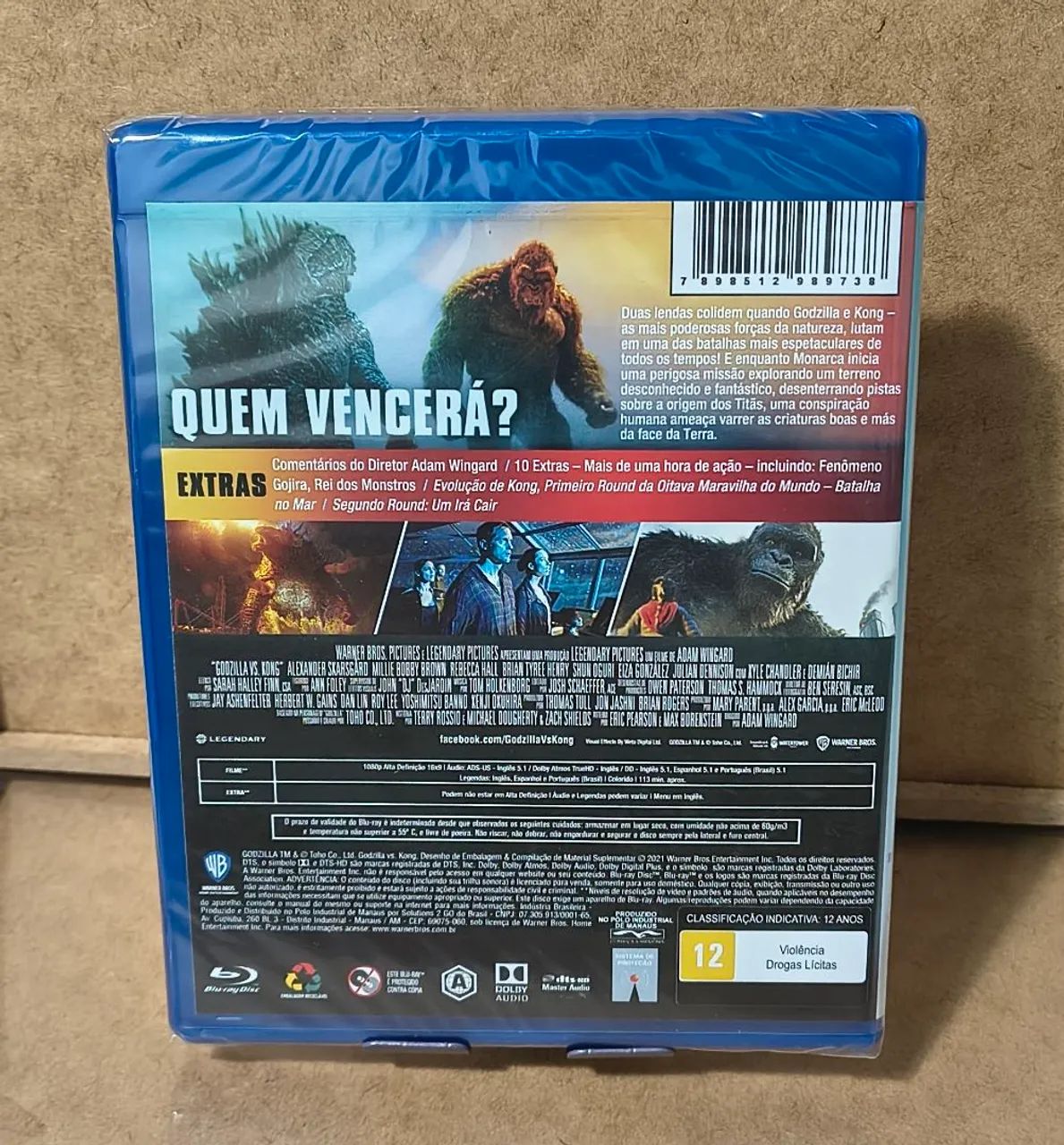 Bluray Godzilla vs Kong (Lacrado) - Foto 2