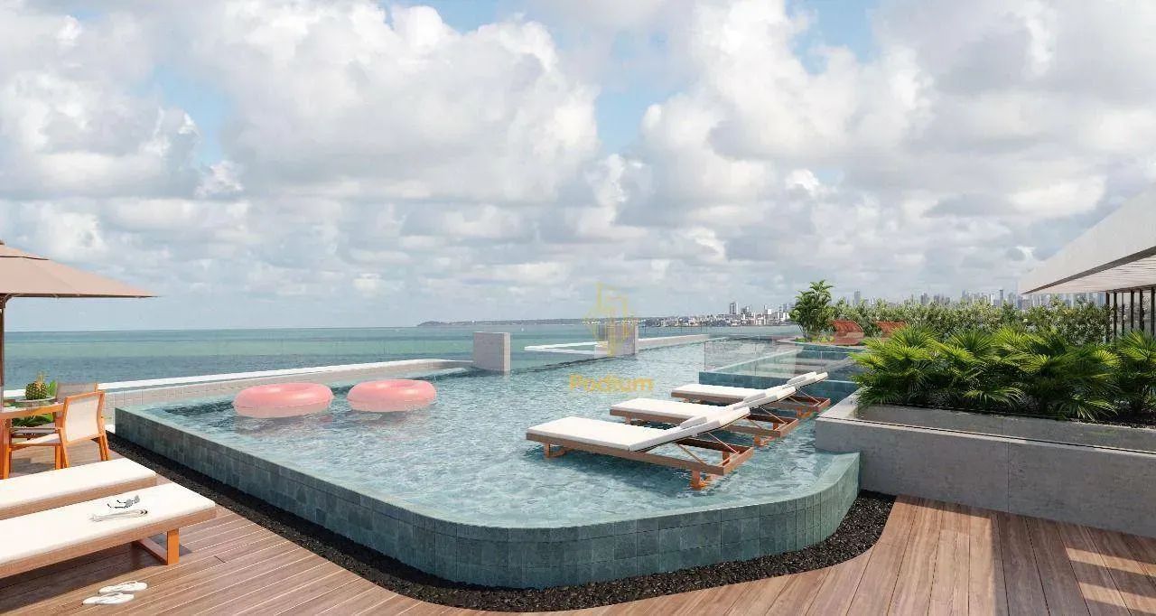 Flats beira mar com varanda / sacada na praia de Intermares- FL0162 - Foto 5