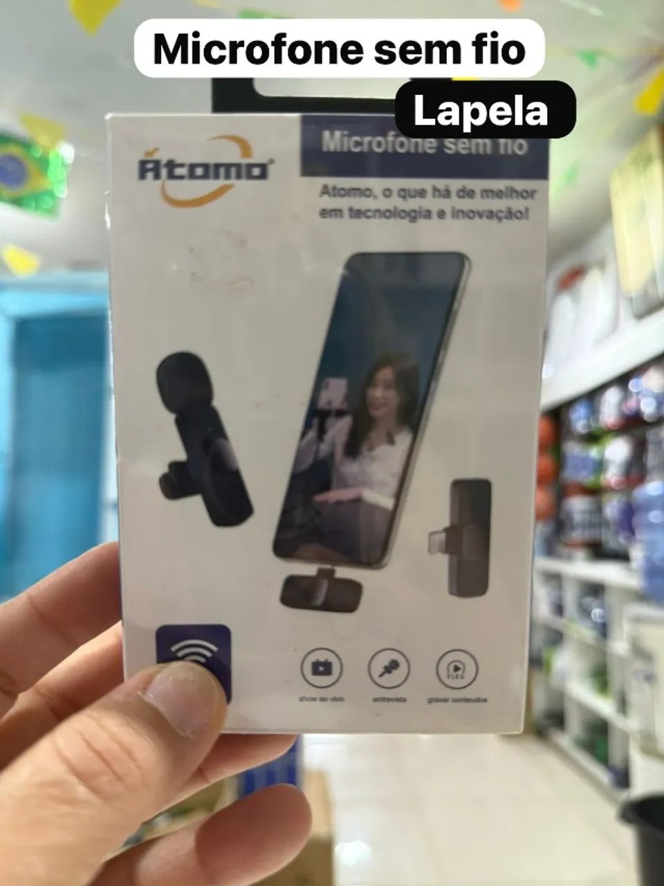 Microfone Lapela  Sem fio