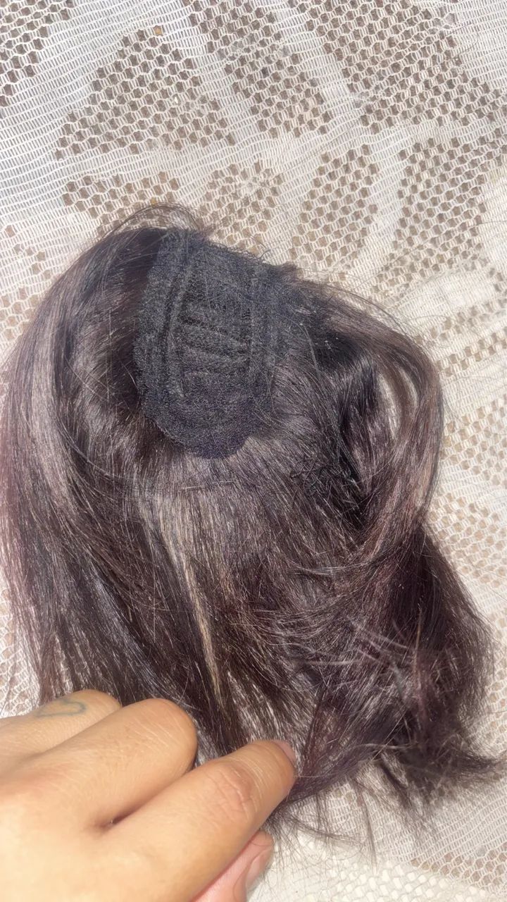Franjas de cabelo 100% humano  - Foto 2
