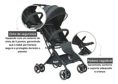 Carrinho passeio ultracompacto Burigotto It