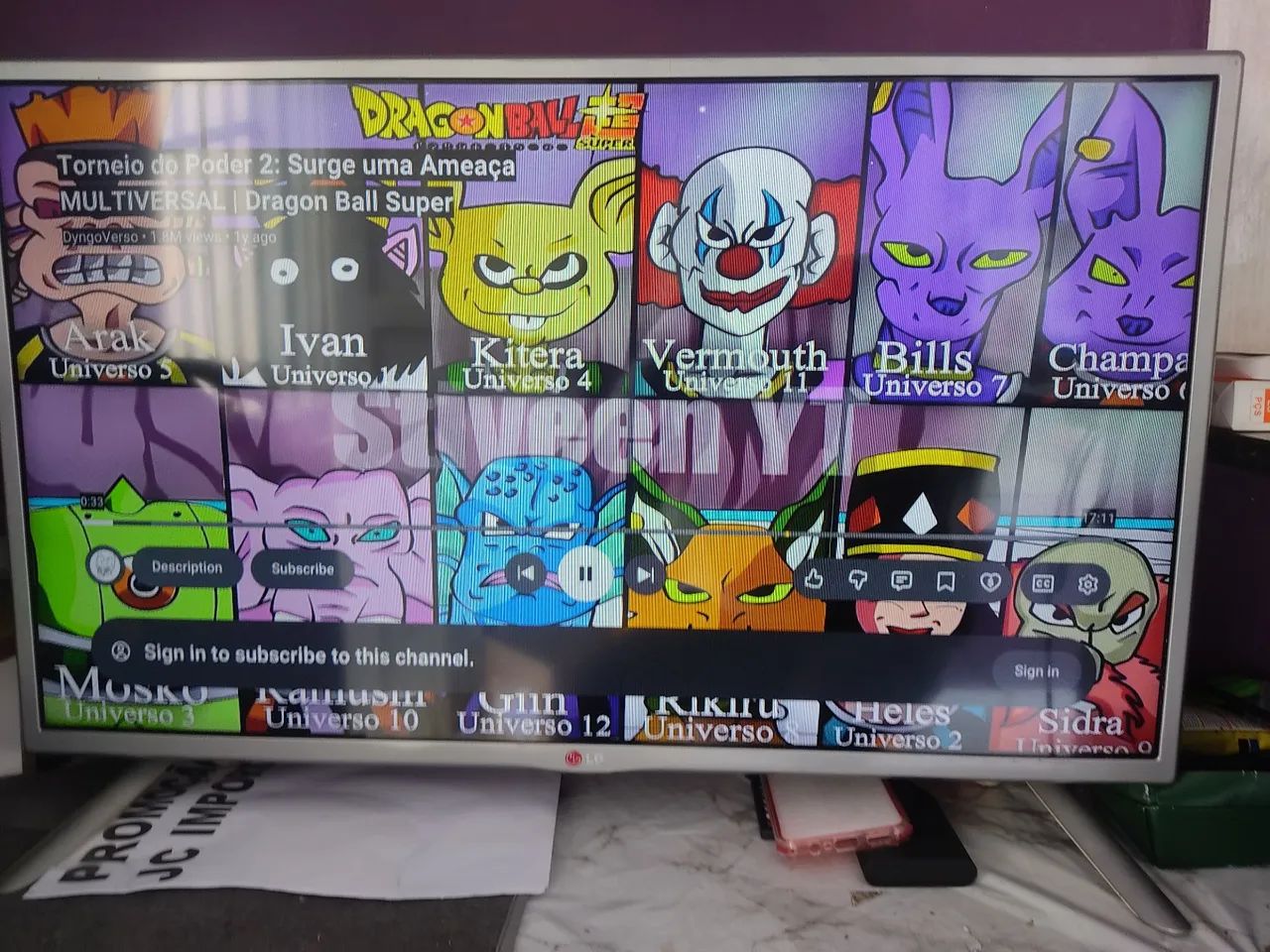 Tv LG smart 32 branca completa com valor top