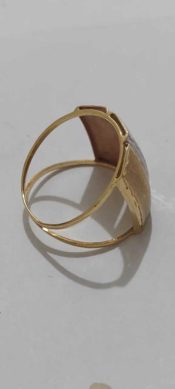Anel em ouro amarelo vivara argola  - Foto 4