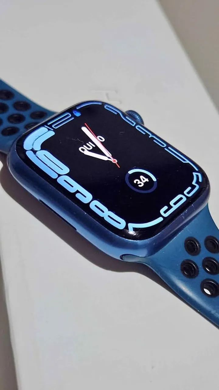Apple Watch Series 7 45mm Abyss Blue - Foto 3