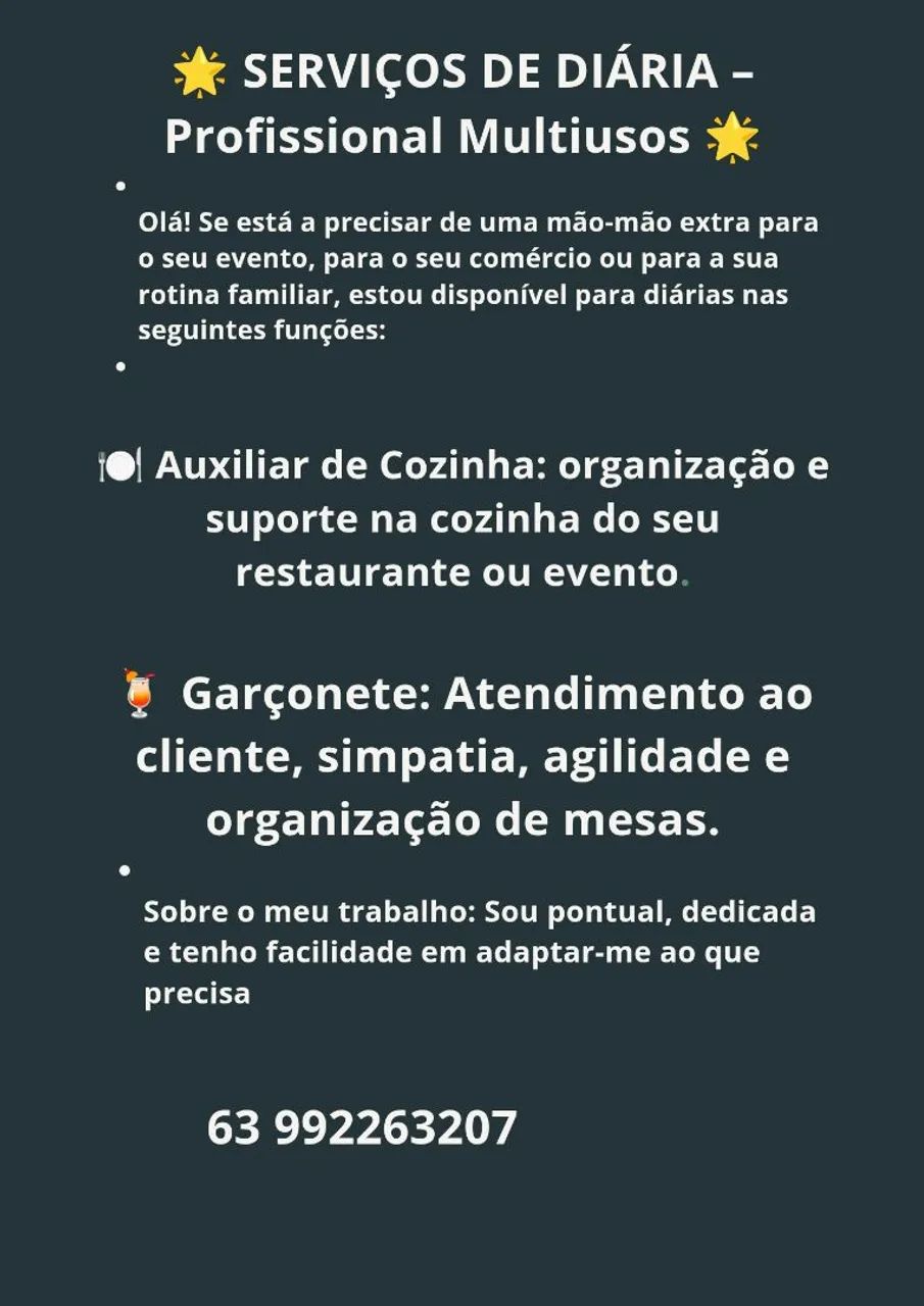 Precisando de diarista