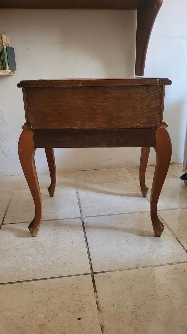 Mesa de cabeceira antiga (criado-mudo)  - Foto 3
