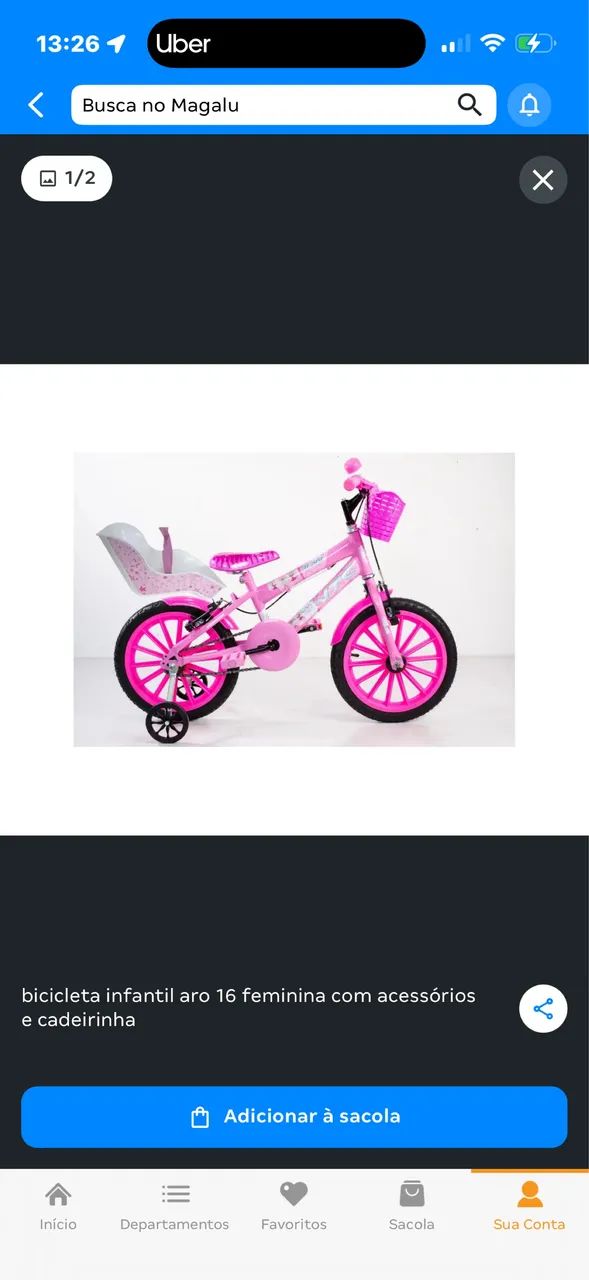 Bicicleta aro 16 