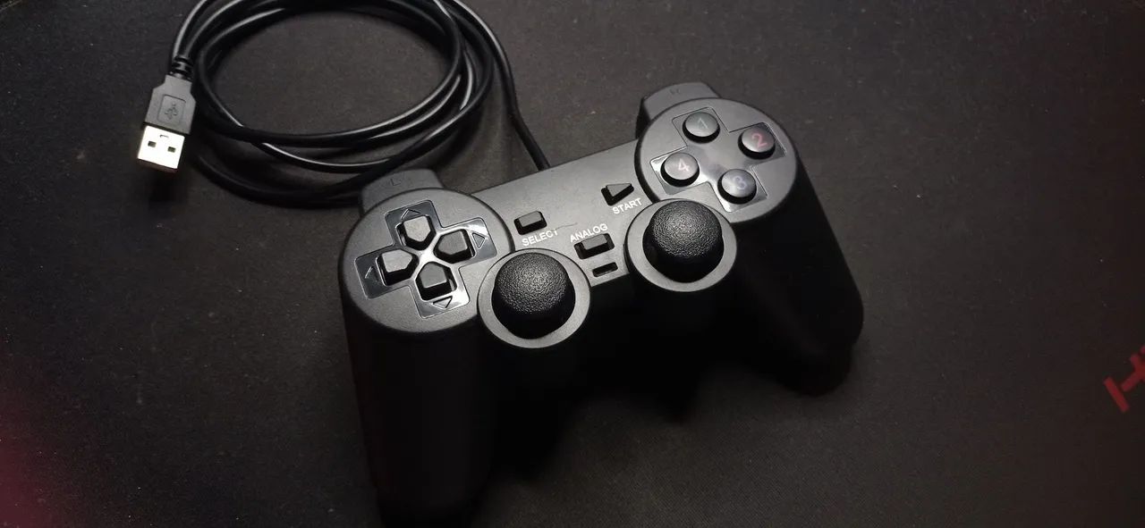Controle USB de Playstation para Computador