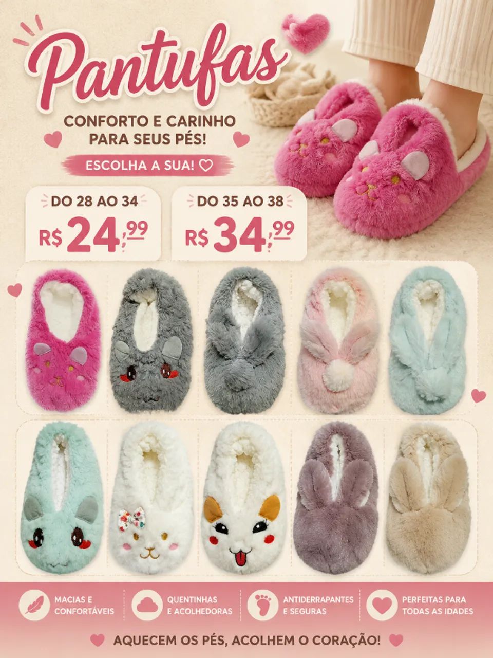 PANTUFAS DIVERSAS 