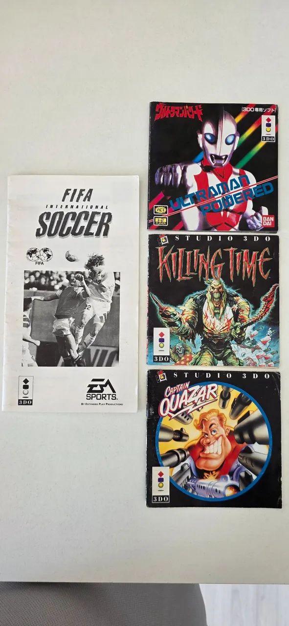 Manuais de Jogos de 3DO