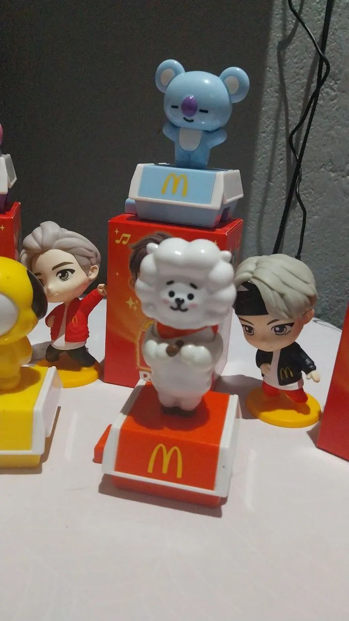 Coleção BTS TinyTAN McDonald's + BT21 Completa | Colecionador