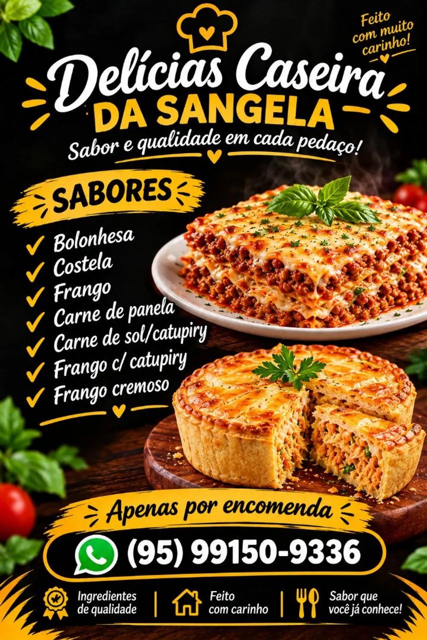Lasanha e empadão 