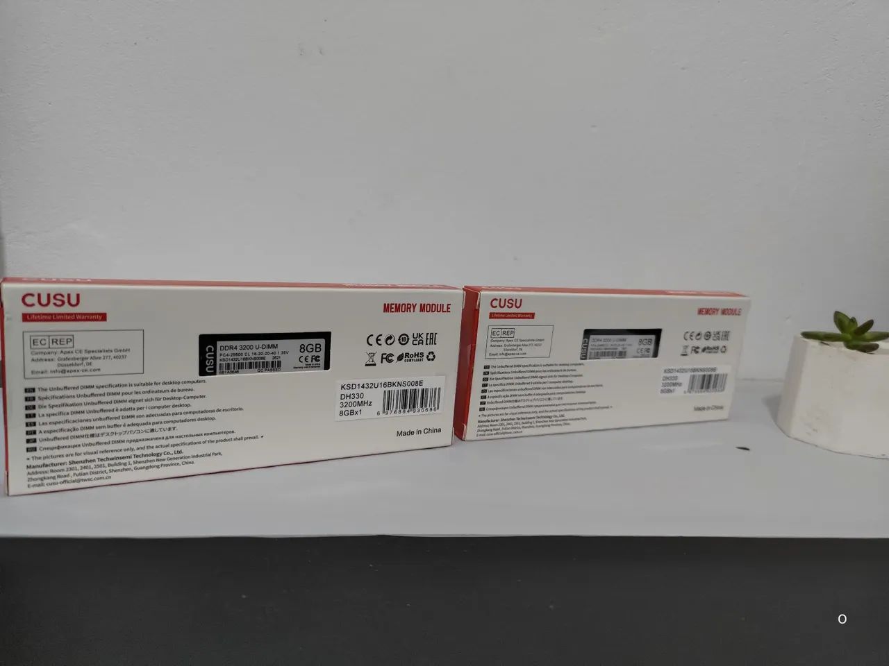 Memória DDR4 CUSU 2X8GB 3200MHz - Foto 3