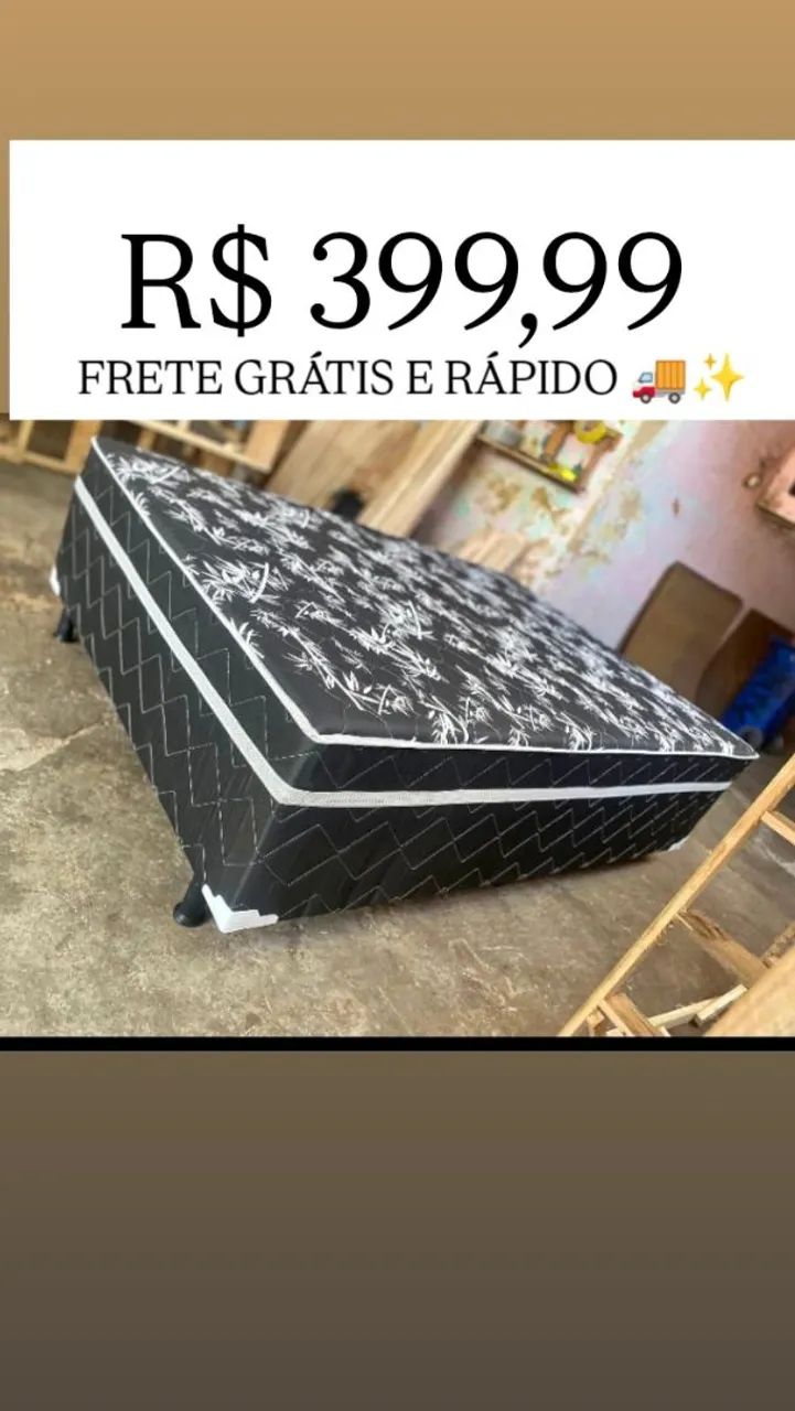 Cama box casal