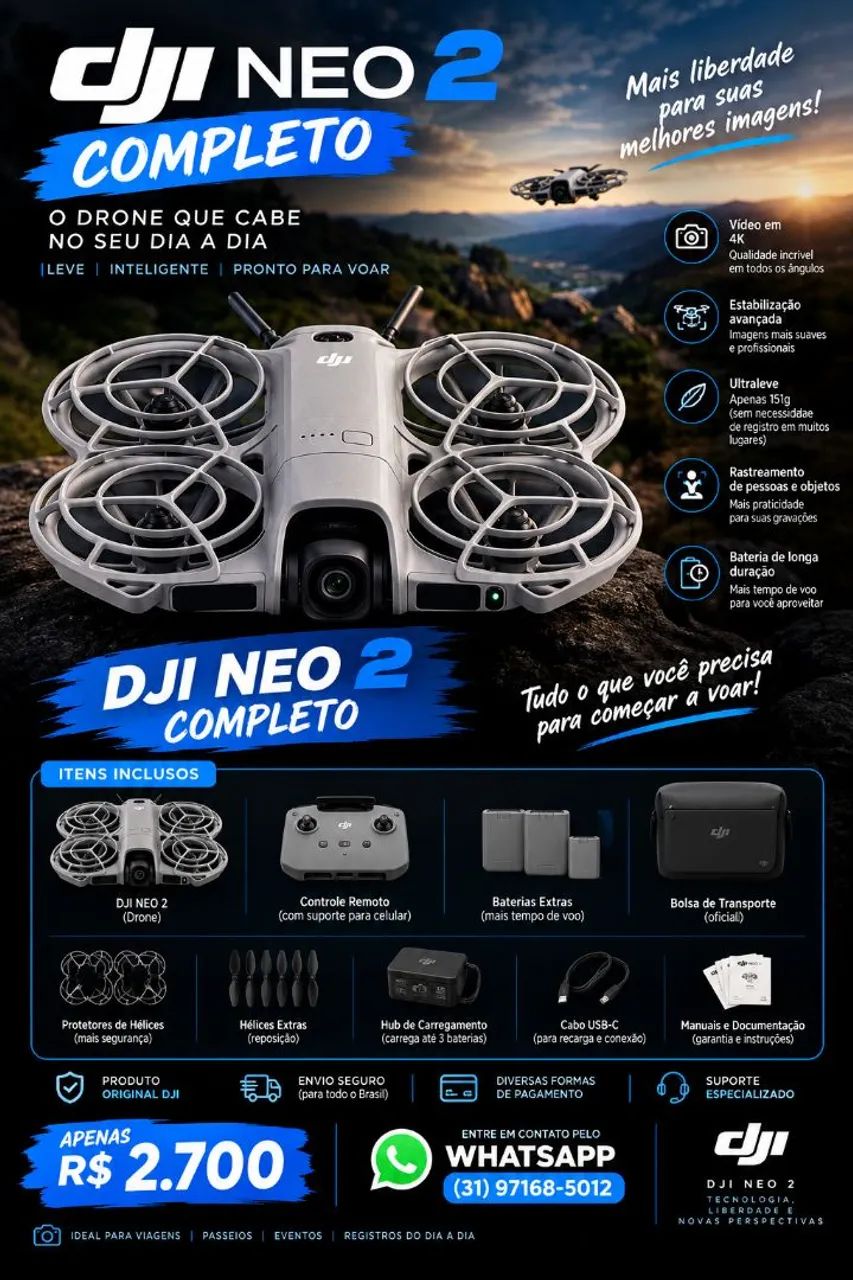 DJI NEO 2 COMBO FLY MORE