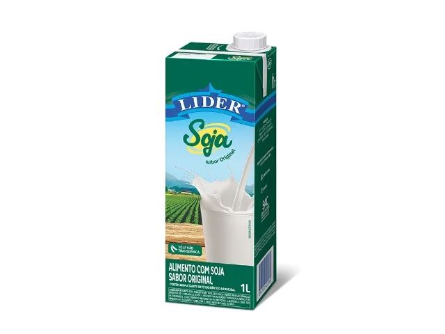 Bebida Leite de Soja Lider kit com 4 Litros - Foto 3
