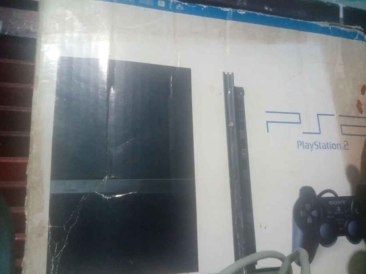 PS2 na caixa + leitor funcionando + controle original  - Foto 3
