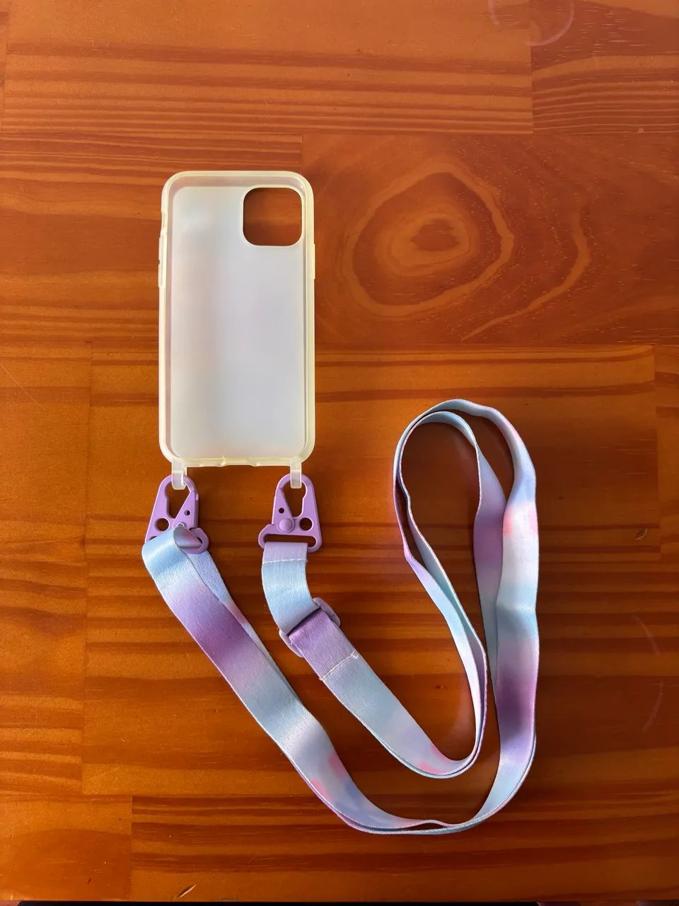 Capinha para iPhone com Cordão Transversal - Estilo Crossbody | Colorida