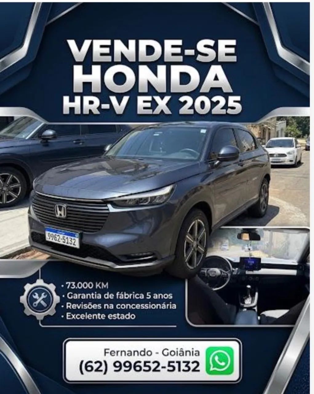 Honda Hr-V HR-V EX 1.5 Flex Sensing 16V 5p Aut. 2025