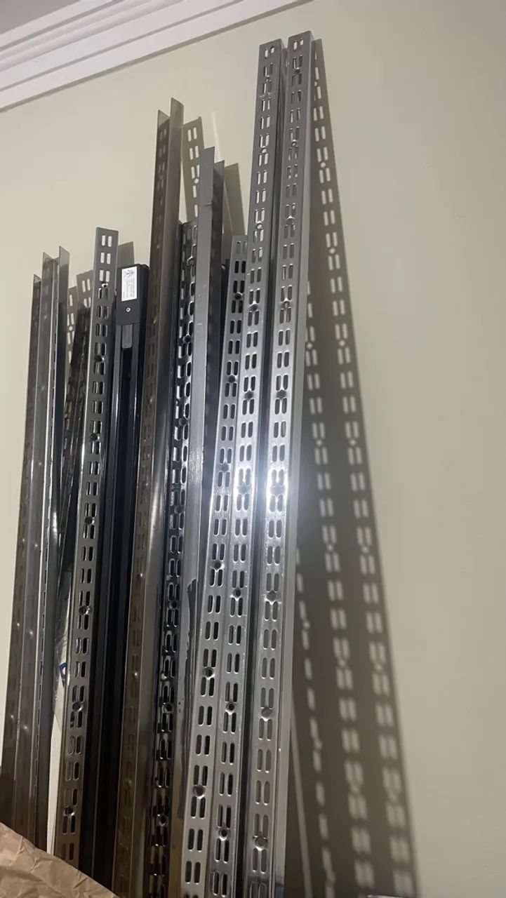 Trilho cremalheira cromado  - Foto 3
