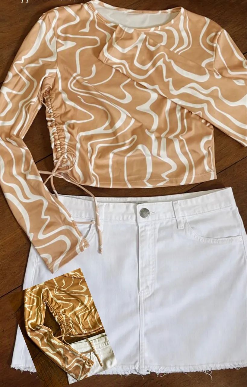 chinelo, saias e croppeds! qualquer peça R$20,00