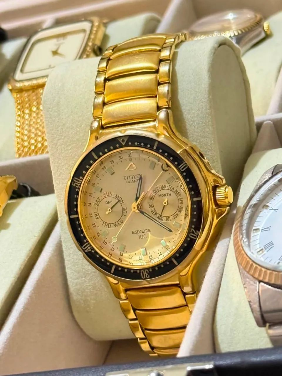 Relógio Citizen Espreme 100 Vintage Quartz - Foto 4