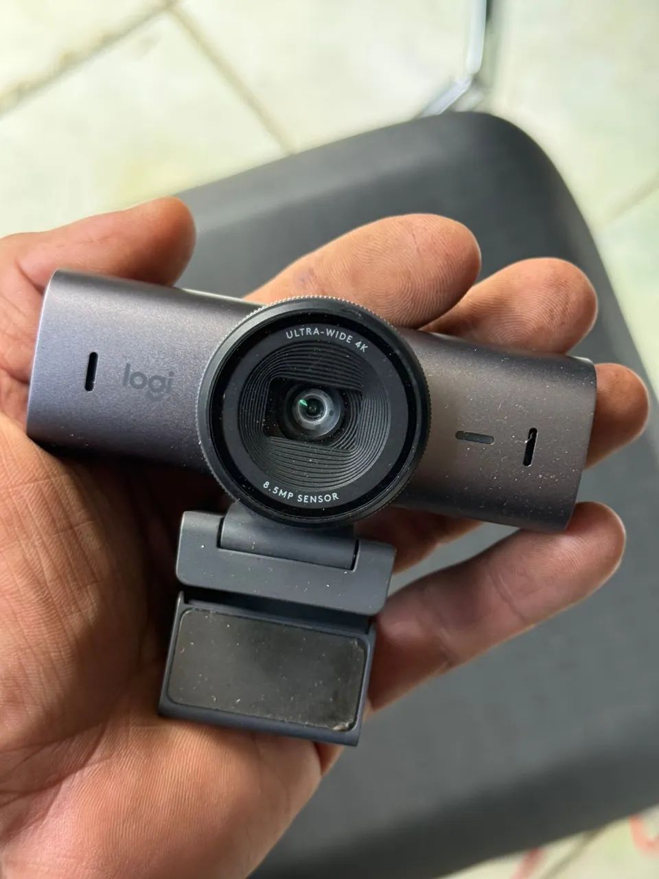 Webcam Ultra HD 4K Logitech MX Brio e Conexão USB-C