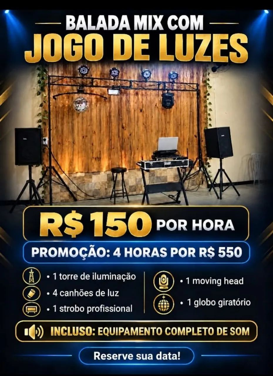Jogo de luzes e Balada do seu gosto  - Foto 5