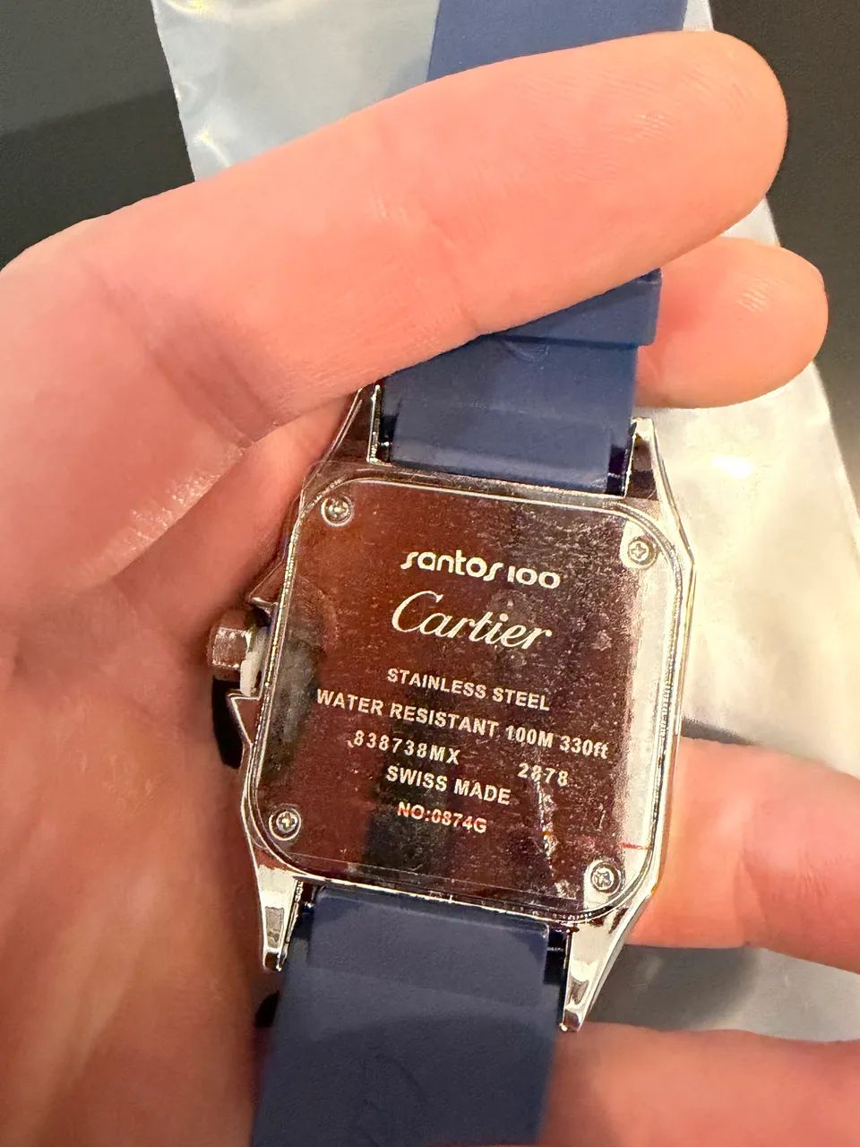 Relogio cartier santos 100 - Foto 2