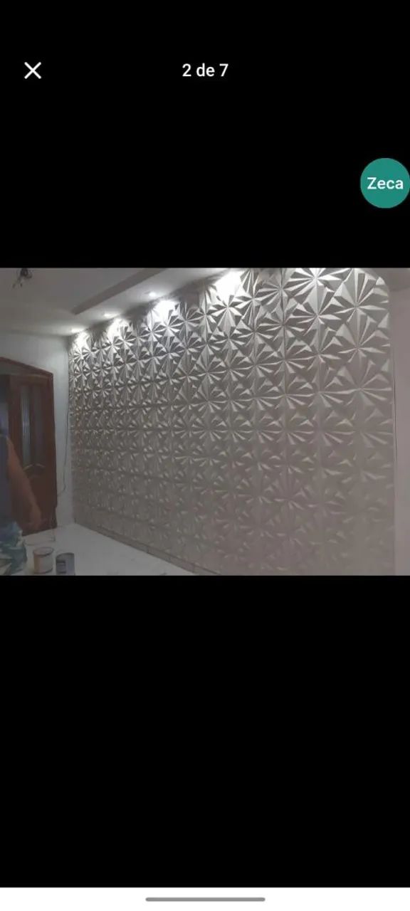 Placas de gesso 3D 