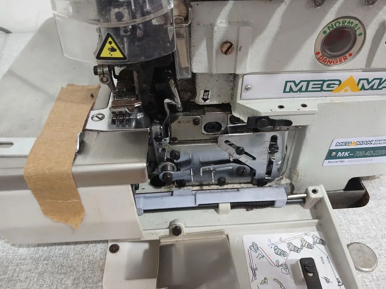 Máquina overlok ponto cadeia  - Foto 4