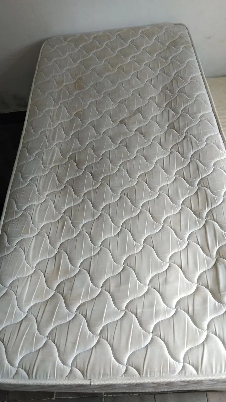 Cama box solteiro com colchão e cama auxiliar  - Foto 3