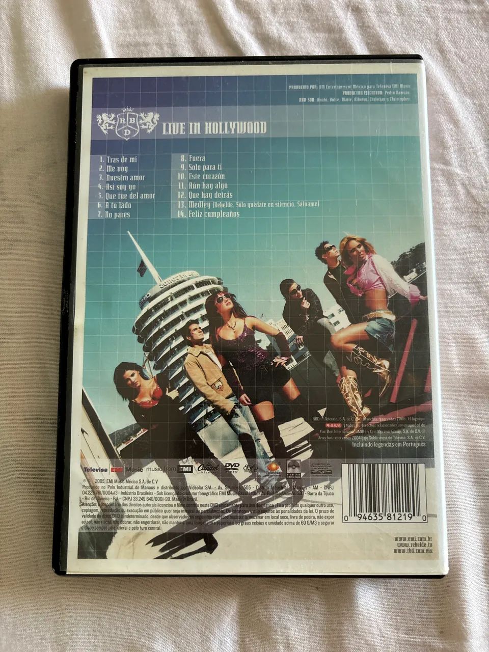 Dvd banda RBD - DVD, Blu-Ray e Vídeo Cassete - Tirol, Natal