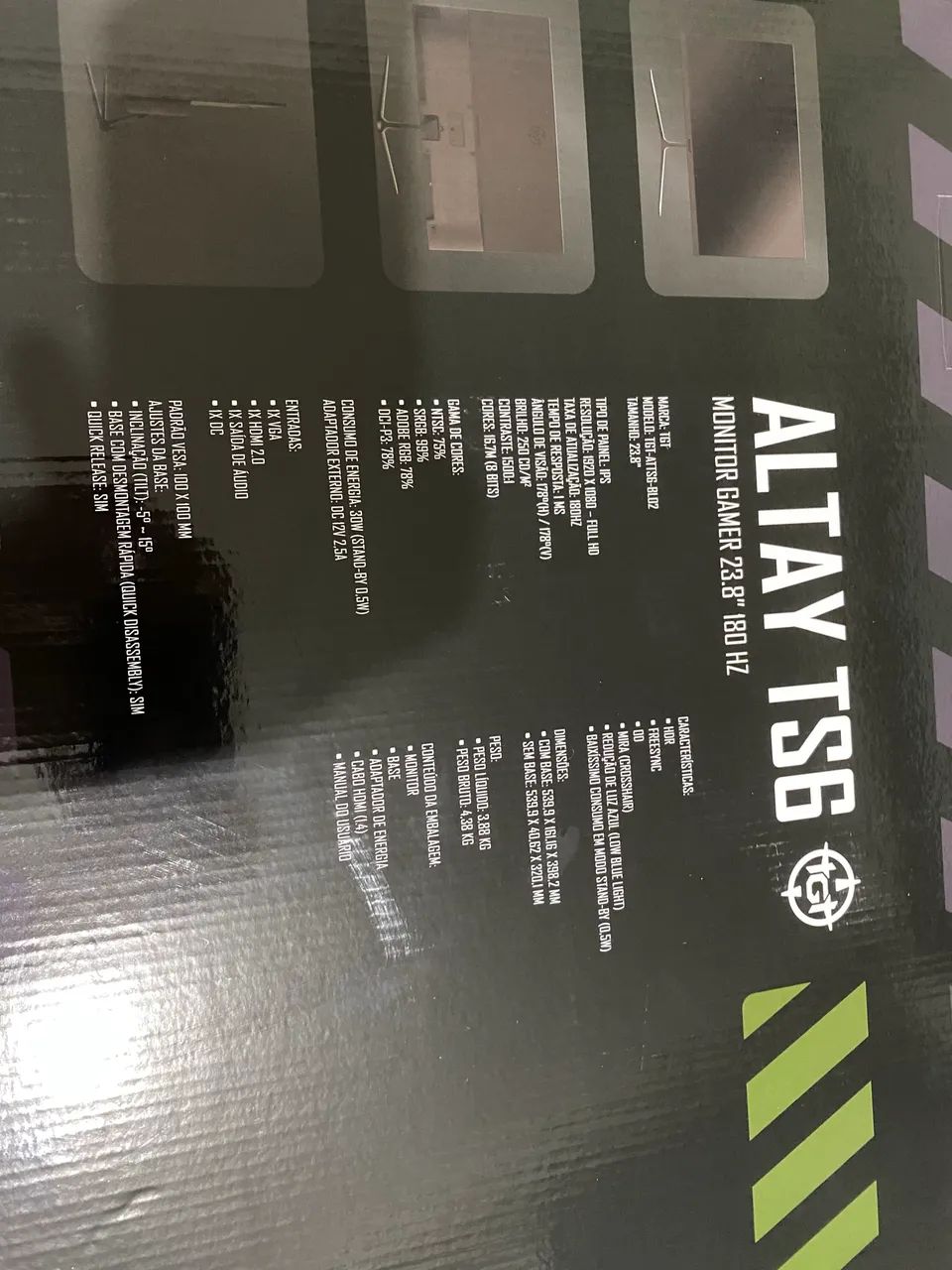 Monitor 180 hz vendo ou troco.