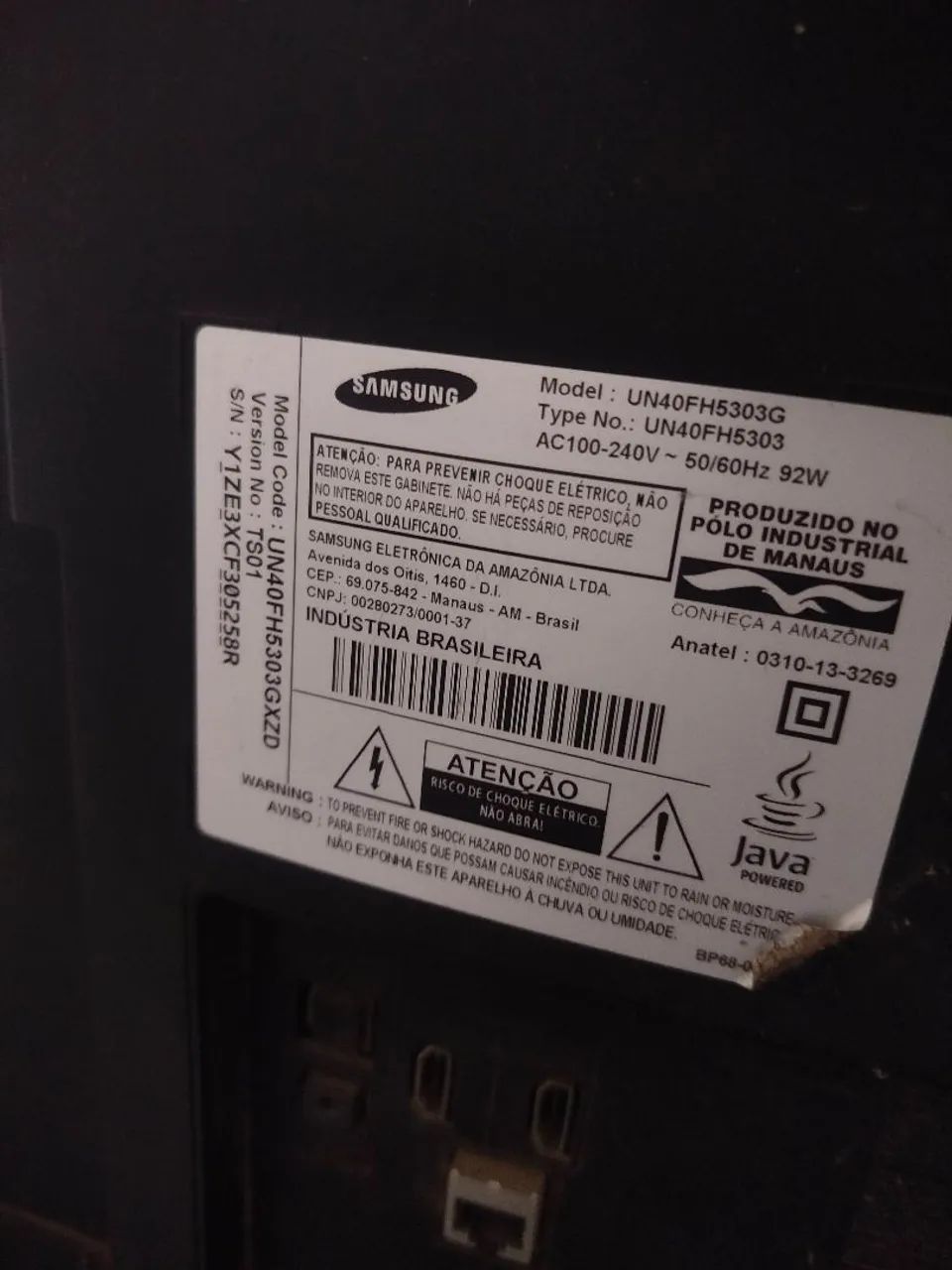 Smart TV Samsung de 40 semi nova  - Foto 3