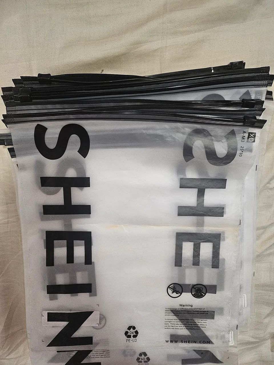 Zíper lock saco Shein pequeno  ( 20 unidades) - Foto 2