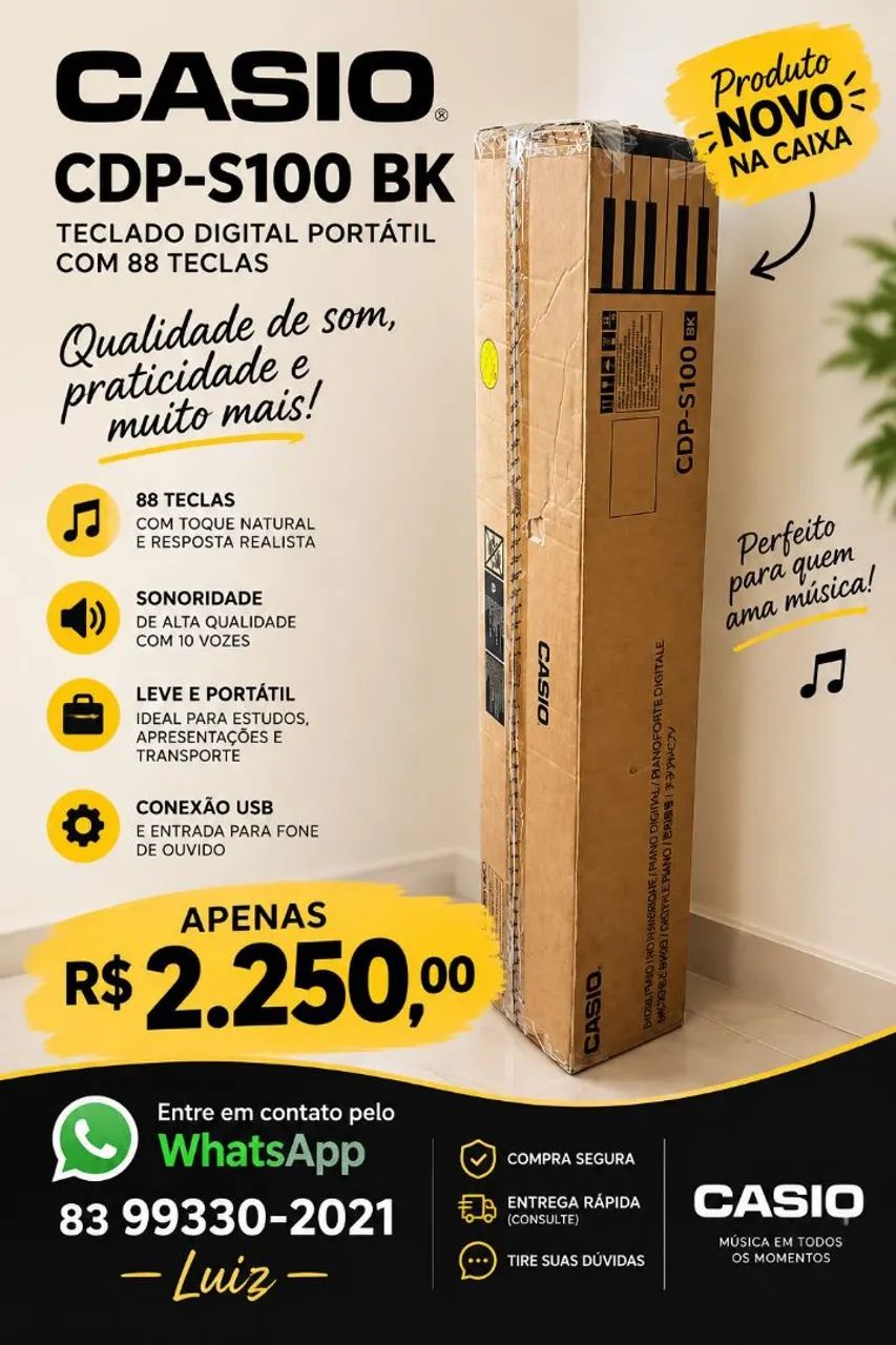 Vende-se Piano Digital  - Foto 2
