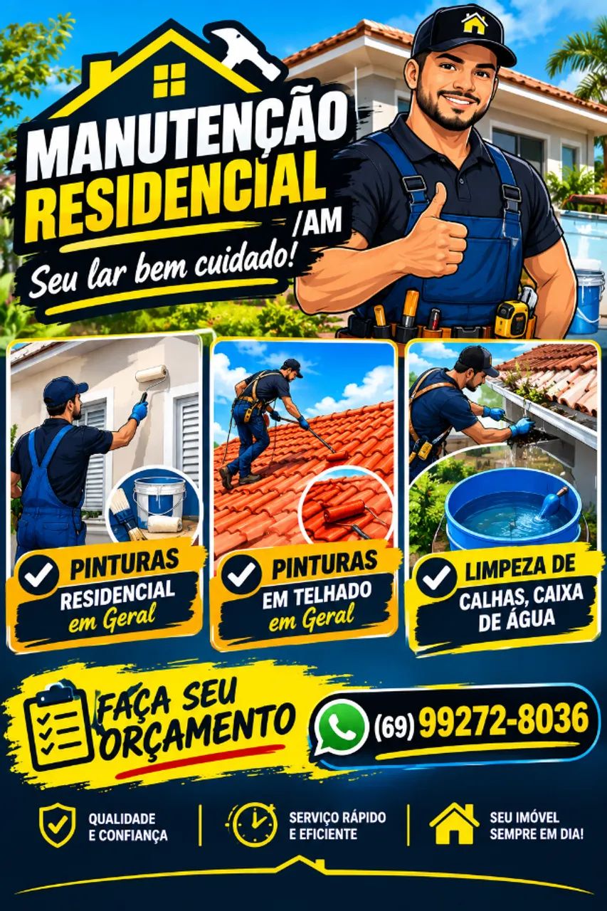 Pinturas residenciais em geral 